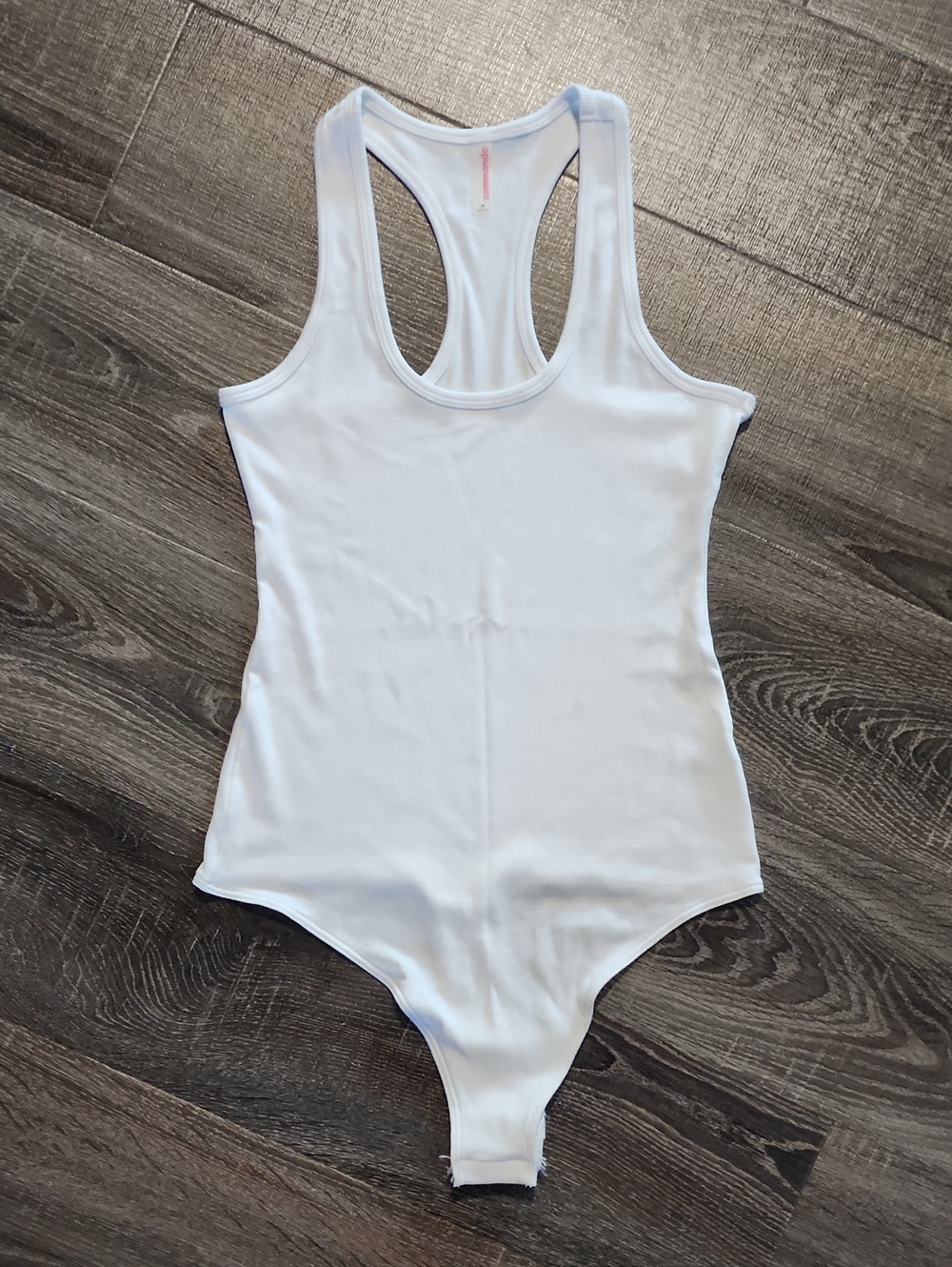 Commando "Better Than Basic" Rib Racerback Tank Bodysuit - Picture 2 of 4